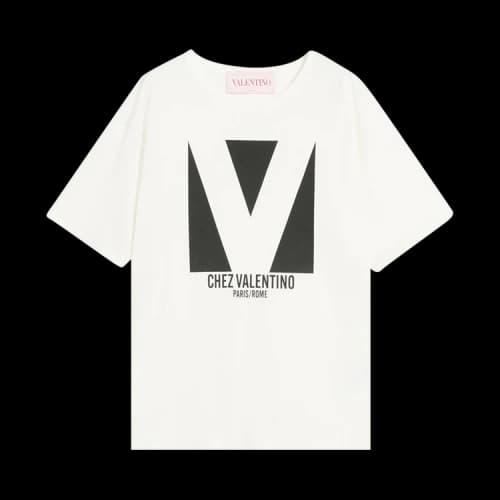 Valentino Jersey T-Shirt 'Ivory'