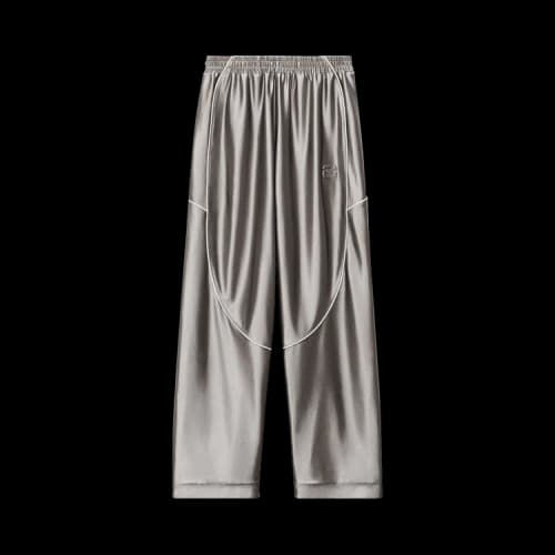 Alexander Wang Track Pant W/ Embossed Logo And Reflective Piping 'Earl Grey'