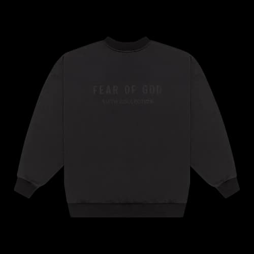 Fear of God Back Logo Crewneck Sweatshirt 'Black/Black'