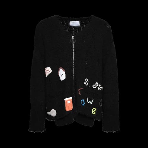 Paly Hollywood Cowboy Cardigan 'Black'