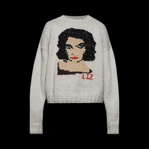 Paly Hollywood Liz Hand Knit Sweater 'Grey'