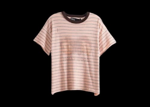 Paly Hollywood Little Darling Stripe T-shirt Maroon