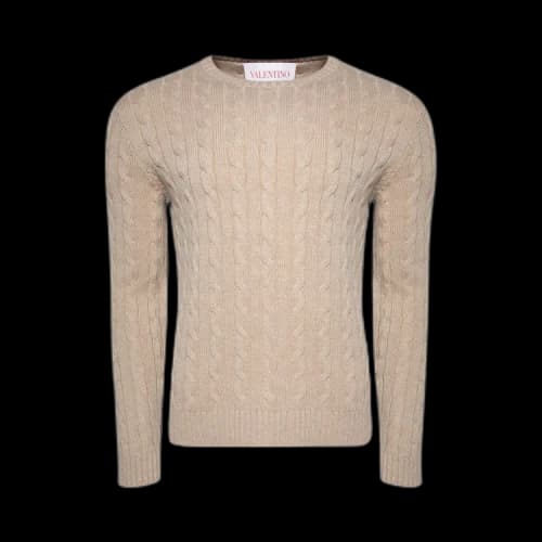 Valentino Garavani Cashmere Sweater 'Light Camel'