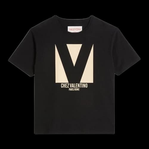Valentino Chez Valentino Print T-Shirt 'Black'