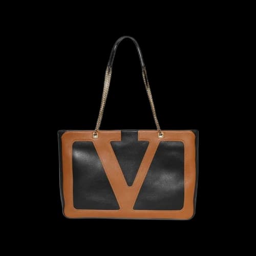 Valentino Viva Superstar Large Shopping Bag 'Black/Spice'