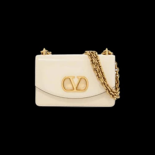 Valentino Small Shoulder Bag 'Butter/White'