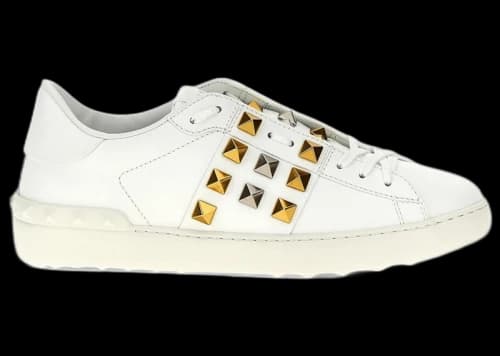 Valentino Rockstud Untitled Sneaker White