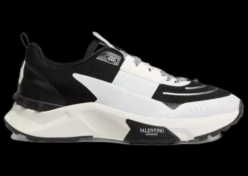 Valentino True Act Low Top Sneaker White Black