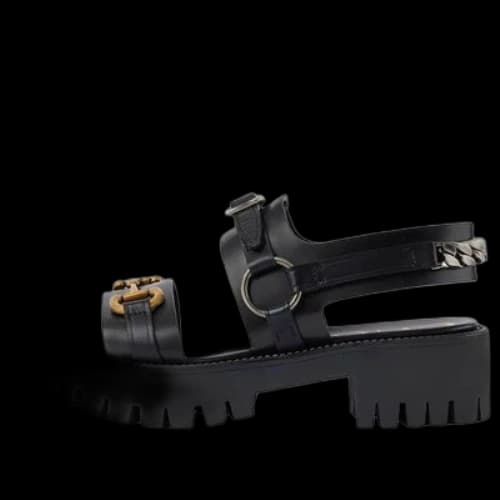 Gucci Sandal With Horsebit 'Black' (Women's)