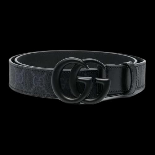 Gucci GG Supreme Buckle Belt 'Black'