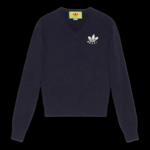 Gucci x adidas FW22 Wool Sweater Navy