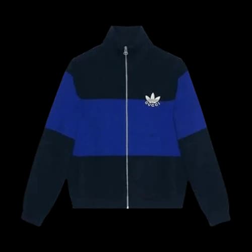Gucci x adidas Wool Zip Jacket 'Blue Navy'