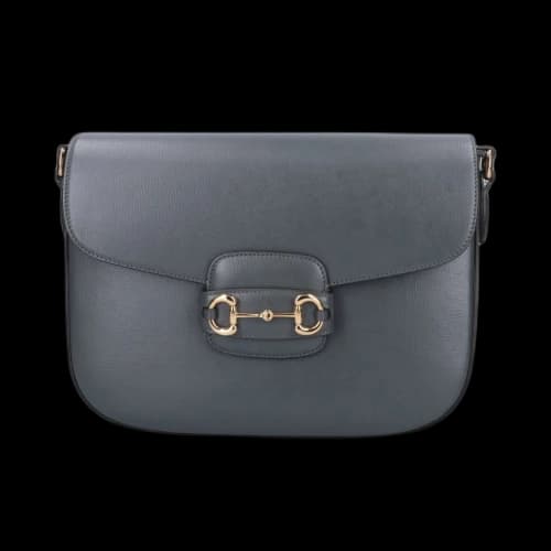 Gucci Horsebit 1955' Shoulder Bag Grey