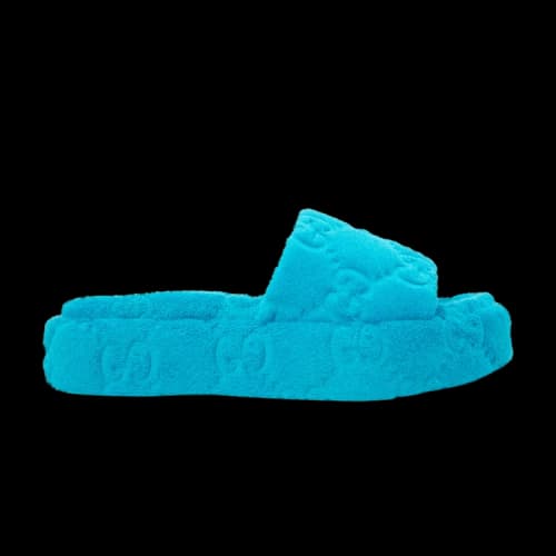 Gucci GG Platform Sandal 'Blue' (Women's)