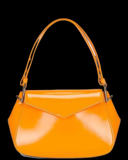 Bottega Veneta Toyin Medium Shoulder Bag Orange