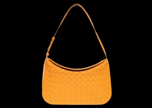 Bottega Veneta Small Flap Shoulder Bag Orange