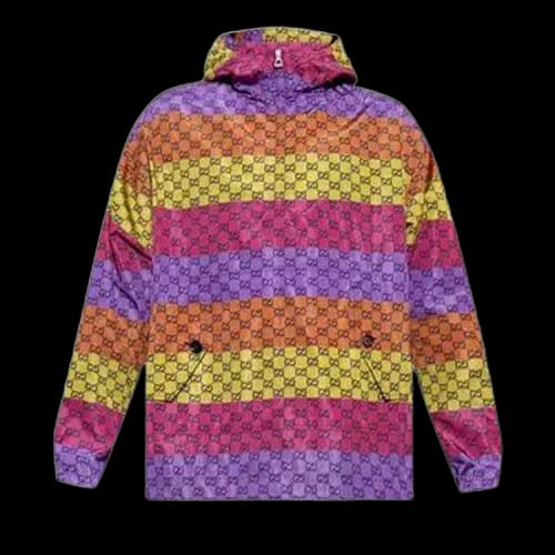 Gucci GG Print Hooded Jacket 'Multicolor'