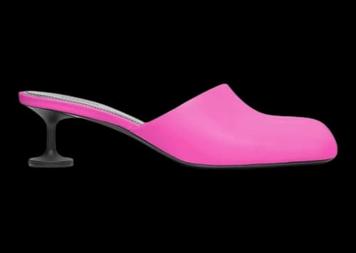 Balenciaga Lady 50mm Mule Pink Leather