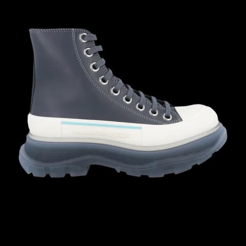 Alexander McQueen Tread Slick Boot 'Navy White' (Women's)
