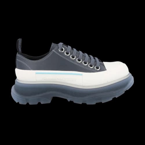 Alexander McQueen Tread Slick Lace Up 'Navy White' (Women's)