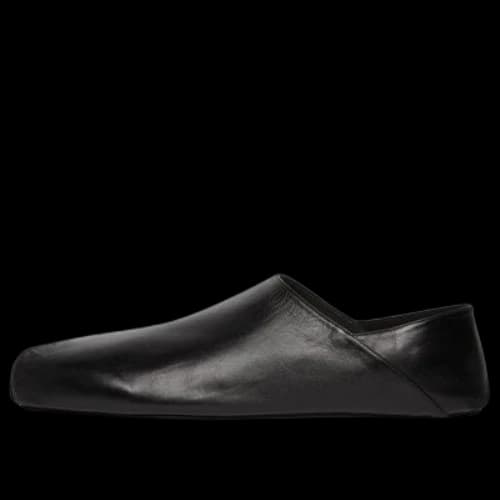 Balenciaga Soft Calf-Leather Square-Toe Slip On 'Black'