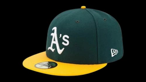 New Era Oakland Athletics Home Fitted Hat Forest Green