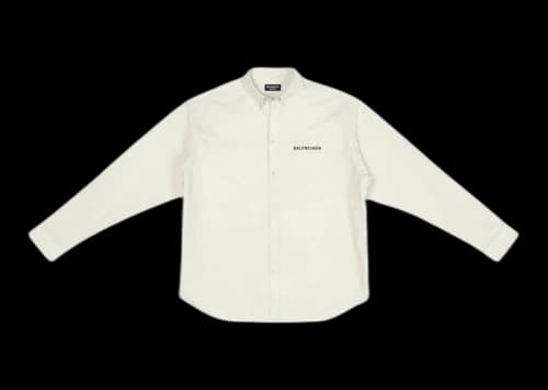 Balenciaga Property Large Fit Shirt Beige/Black