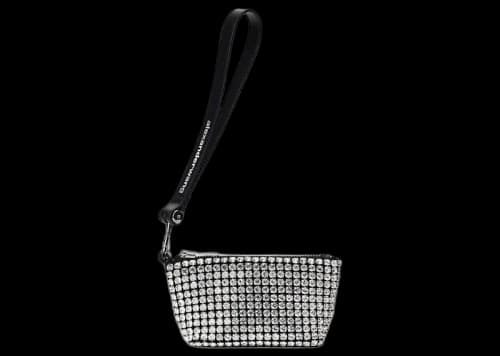 Alexander Wang Heiress Coin Purse Keychain White
