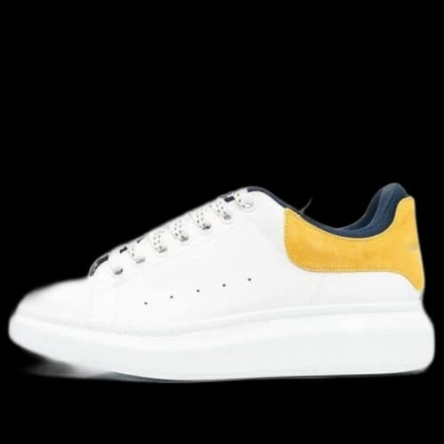 Alexander McQueen Oversized Sneaker 'White Pop Yellow Navy'