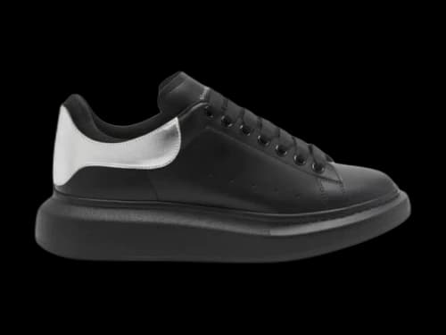 Alexander McQueen Oversized Black Silver