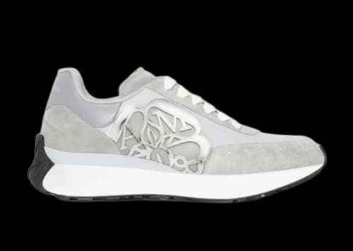 Alexander McQueen Sprint Runner Grey Silver White