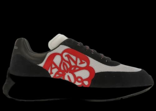 Alexander McQueen Sprint Runner Black Red