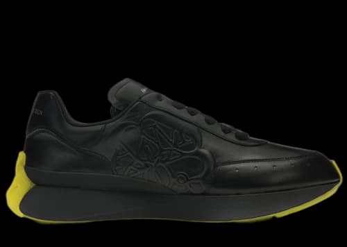 Alexander McQueen Sprint Runner Black Yellow