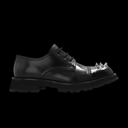 Alexander McQueen Punk Stud Derby 'Black'