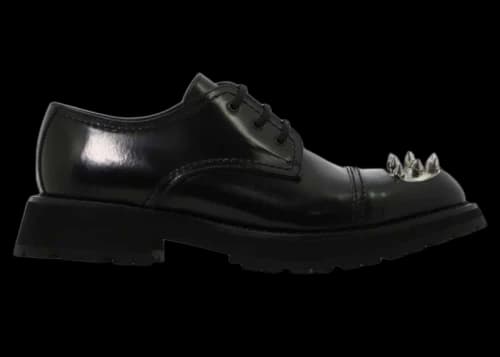Alexander McQueen Monkstrap Lace-Up Shoe Black