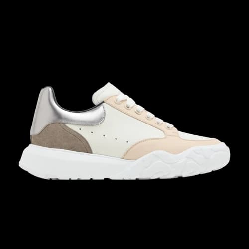 Alexander McQueen Court Trainer 'White Silver'