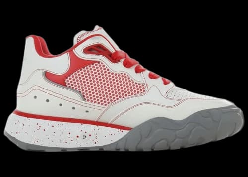 Alexander McQueen Court Trainer White Red