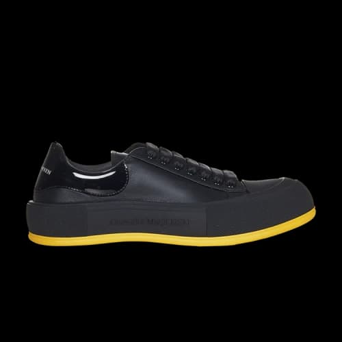 Alexander McQueen Deck Plimsoll 'Black Pop'