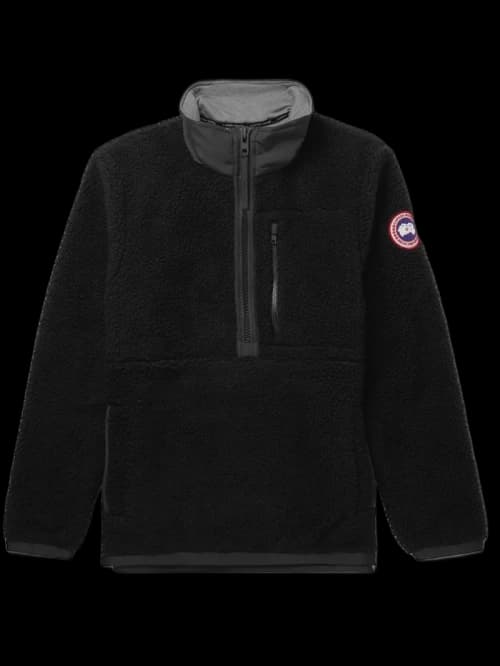 Canada Goose Renfrew Classic Badge Zip Fleece Jacket Black