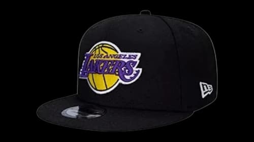 New Era NBA Los Angeles Lakers Black 9Fifty Snapback Cap Black