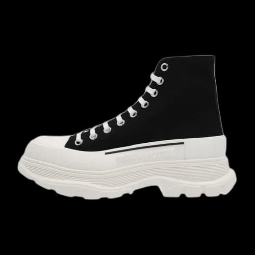 Alexander McQueen Tread Slick Boots 'Core Black White'