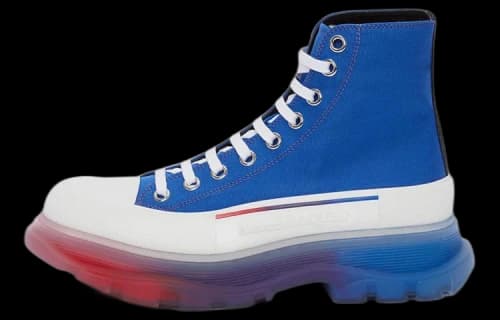 Alexander McQueen Tread Slick Boot Royal White