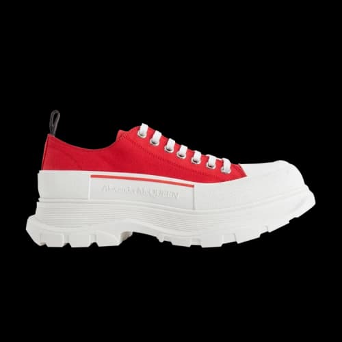 Alexander McQueen Tread Slick Lace Up 'Lust Red'