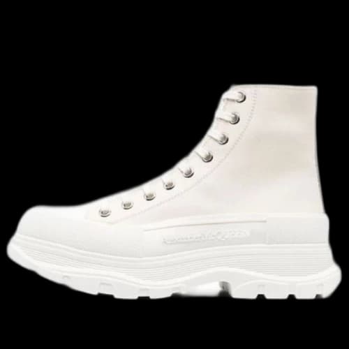 Alexander McQueen Tread Slick Boots 'Cream White Beige'