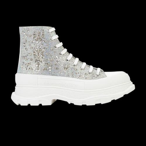 Alexander McQueen Tread Slick Boot 'Spike Rhinestone'