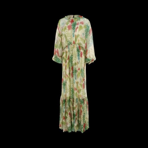 Gucci Floral Print Maxi Dress 'Multicolor'