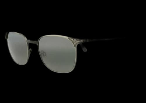 Maui Jim Square Sunglasses Pewter/Pewter/Grey (706-17C)