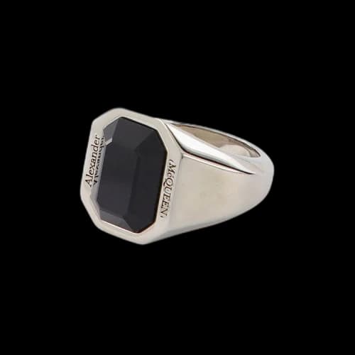 Alexander McQueen Jewelled Ring 'Silver'