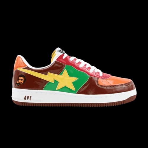 Bapesta FS-001 Low 'Brown Yellow'