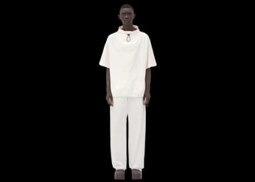 Bottega Veneta Mens Tshirt Chalk